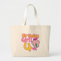 Happy 4th Birthday! Tote Bag