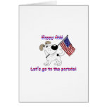 Happy 4th! Let's go to the parade! Greeting Card