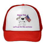 Happy 4th! Let's go to the parade! Mesh Hats
