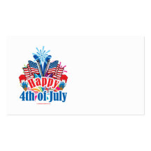 Happy 4th of July Business Cards