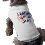 Happy 4th of July Dog T Shirt
