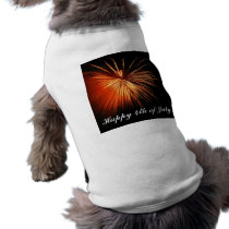 Happy 4th of July Pet Tee Shirt