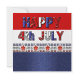 Happy 4th of July Independence Invitations