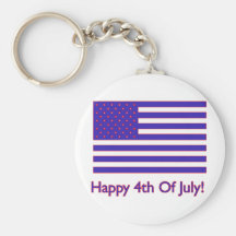 Happy 4th Of July Key Chain