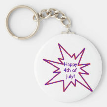 Happy 4th Of July Key Chain