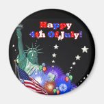 Happy 4th Of July Magnet