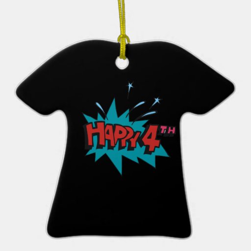 Happy 4th ornament