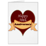 Happy 50th. Anniversary Greeting Cards