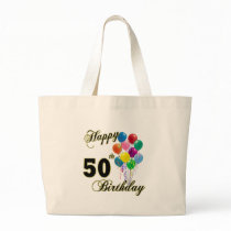 Happy 50th Birthday Tote Bag