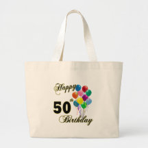 Happy 50th Birthday Tote Bag