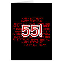 Happy 55th Birthday Cards