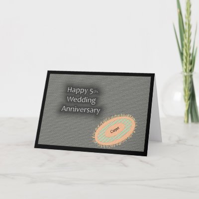  Wedding Anniversary Gifts on Happy 5th  Wedding Anniversary Greeting Cards By Justparties