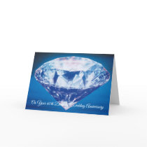 Happy 60th Wedding Anniversary Card Diamond