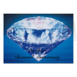 Happy 60th Wedding Anniversary Card Diamond