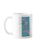 Happy 65th birthday with fun flowers mugs