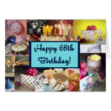 Happy 68th Birthday Greeting Card
