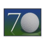 Happy 70th Birthday for golf nut Post Card