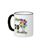 Happy 70th Birthday Gifts and Birthday Apparel Coffee Mugs