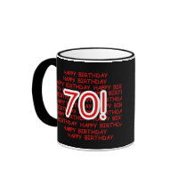 Happy 70th Birthday Mug