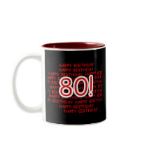 Happy 80th Birthday Coffee Mug