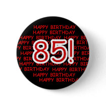 Happy 85th Birthday Button