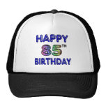 Happy 85th Birthday Mesh Hat