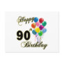 Happy 90th Birthday Gifts and Birthday Apparel Post Card