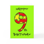 Happy 9th Birthday cards