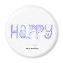 Happy - A Positive Word magnets