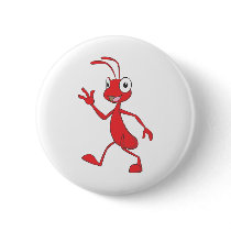 Happy and Friendly Ant Walking Pins