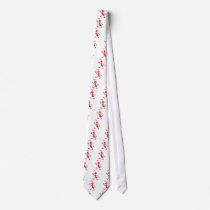 Happy and Friendly Ant Walking Neck Ties