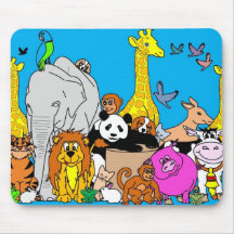 Happy Animals Mouse Pads