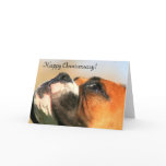 Happy Anniversary Boxer Dog Greeting Card