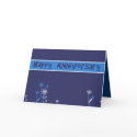 happy anniversary business blue cards