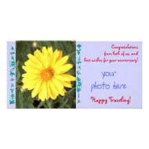 Happy anniversary card photo greeting card