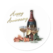 Happy Anniversary Celebration Sticker