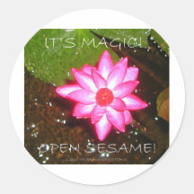 HAPPY ANNIVERSARY/FLOWER CHILD ROUND STICKER