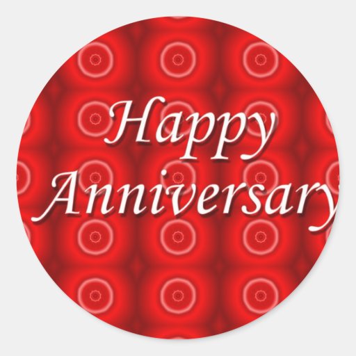 Happy Anniversary Stickers