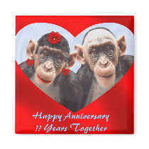 HAPPY ANNIVERSARY ?? YEARS TOGETHER- MAGNET