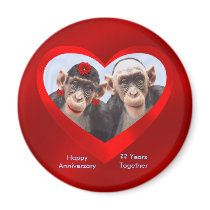 HAPPY ANNIVERSARY ?? YEARS TOGETHER-MAGNET