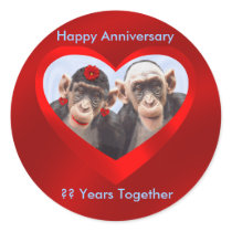 HAPPY ANNIVERSARY ?? YEARS TOGETHER-STICKER