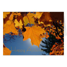 Happy Autumn Greeting Card