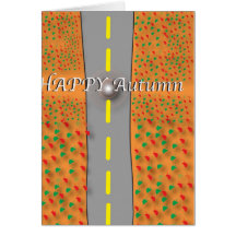 happy autumn greeting cards