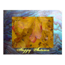happy Autumn Wens Kaarten