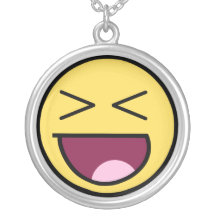 Happy Awesome Face Necklace