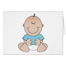 Happy baby cartoon cards