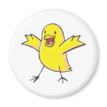 Happy Baby Chicken Cartoon Fridge Magnets