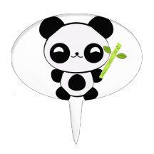 Happy Baby Panda Cake Topper