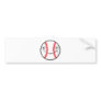 Happy Baseball Bumper Sticker