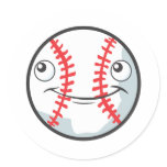 Happy Baseball Sports Ball Stickers